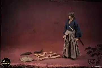 Aton Custom 1/12 사무라이 무사 로닌 액션 피규어