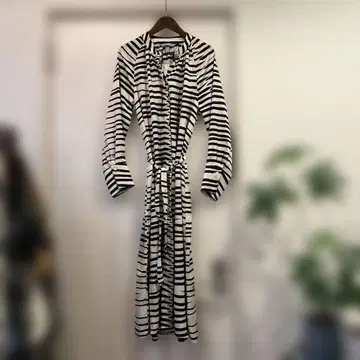 H&M 스트라이프 셔츠 원피스 새상품 미사용 새상품급