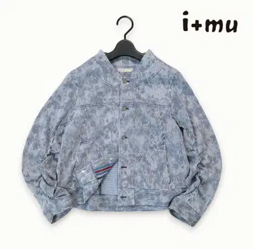 새상품급 센소유니코 i+mu 이무 데님 자켓 블루종