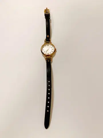 FOSSIL 골드 네이비 손목시계