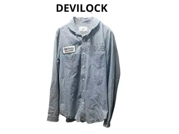데비락 DEVILOCK 데님 긴팔 덩거리 셔츠 L 사이즈