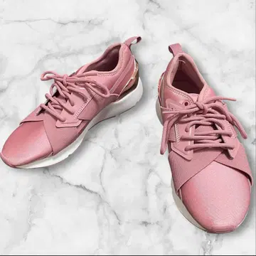 PUMA 푸마 스니커즈 뮤즈 X-2 메탈릭 로즈 골드 23.0