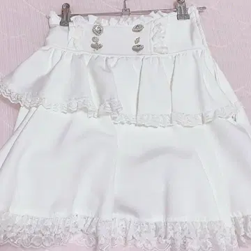 noemie 노에미 사키마루 짱 콜라보 스커트 치마바지 화이트