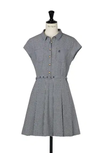Checked Shirt Mini Dress