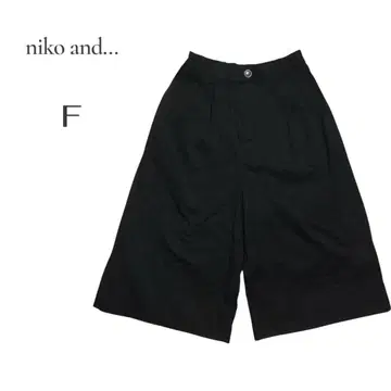 [ 니코앤드 ] niko and - 블랙 와이드 팬츠 F 큐롯