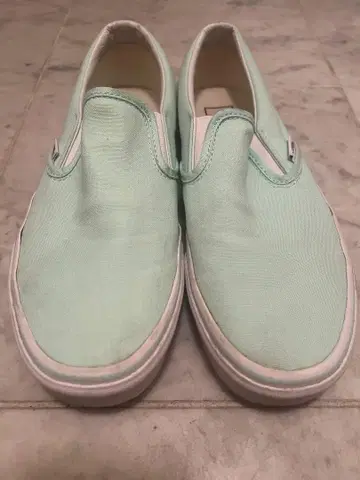 Vans 민트 그린 슬립온