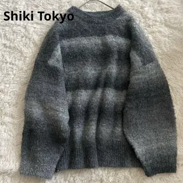 [새상품] Shiki Tokyo 남성용 그라데이션 니트 스웨터 M