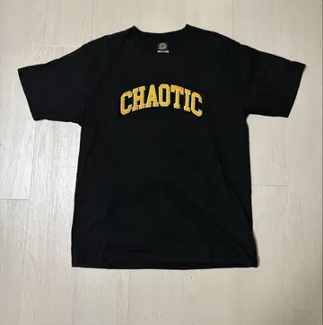 KingGnu CHAOTIC 자수 반팔 티셔츠 블랙 L 사이즈