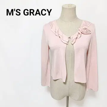 M'S GRACY 엠즈 그레이시 가디건 볼레로 핑크 38