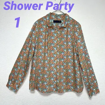 새상품급 Shower Party 리버티 프린트 블라우스1 샤워파티