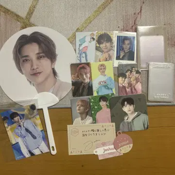 조슈아 트레이딩 카드 부채 브로마이드 세트 세부치 카페 코스터