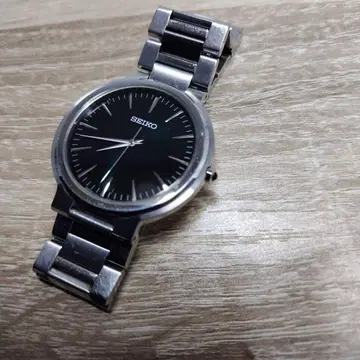 작동 SEIKO 돌체 sacm155 블랙 손목시계 상자, 설명서 포함
