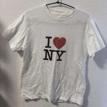 I NY 화이트 티셔츠