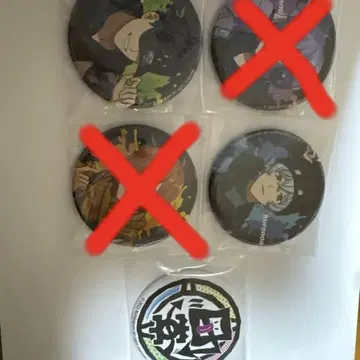 일상조 캔배지 5개 세트