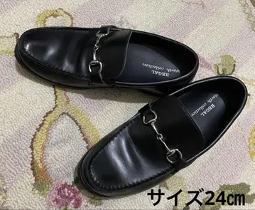 REGAL 블랙 로퍼 24cm