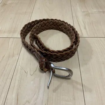 새상품급 SHIPS 브라운 가죽 벨트 30인치
