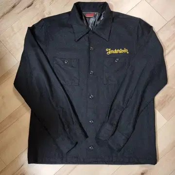 TENDERLOIN 텐더 로인 블랙 울 셔츠 S