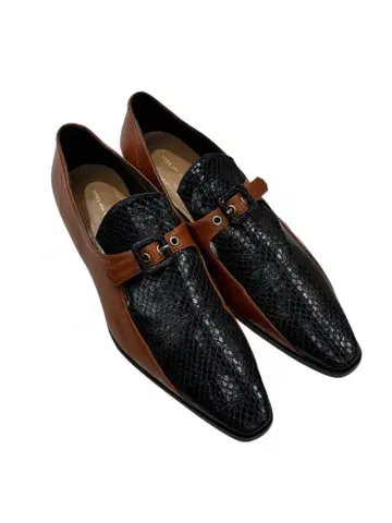 DRIES VAN NOTEN 38 도킹 가죽 신발
