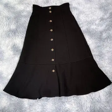 JILLSTUART [ 0 ] 미디 스커트 블랙 작은 사이즈 여성용