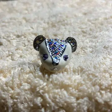 안나수이 ANNA SUI 반지 흰곰 베어 시로쿠마 큐빅