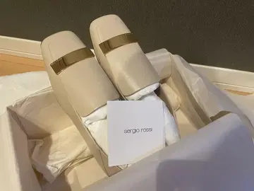 [새상품] sergio rossi 베이지 슬립온