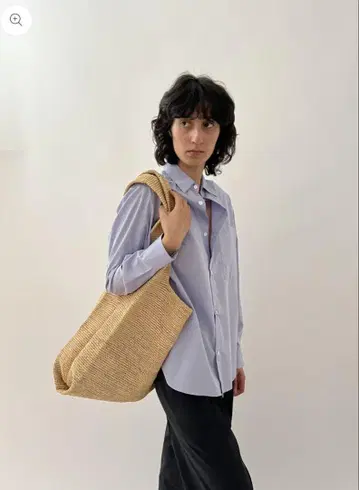 seya. 세야 RAFFIA SHOPPING BAG 베이지