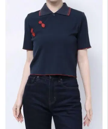 쥬에티 차이나 폴로 상의 새상품급