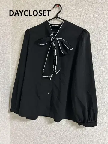 DAYCLOSET 보우타이 블라우스
