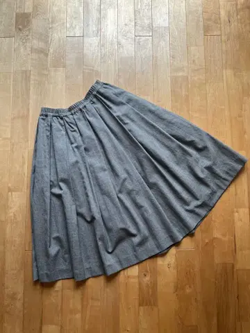 Kelen 케렌 울 턱 스커트 사이즈 S 그레이