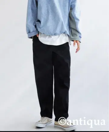 antiqua treecafe 이지 팬츠 FREE 블랙