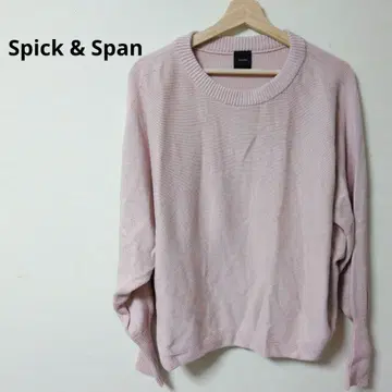 컨디션 최상 Spick & Span 핑크 긴팔 니트 [프리]