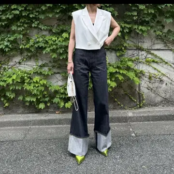 cygne 파워숄더 숏 기장 베스트 Patric