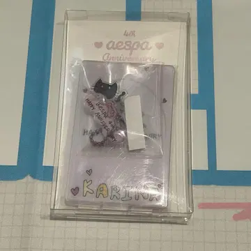 aespa 4th anniversary 아크릴 스탠드 카리나
