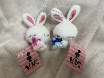 오츠카 아이 굿즈 토끼 봉제 인형 love 짱