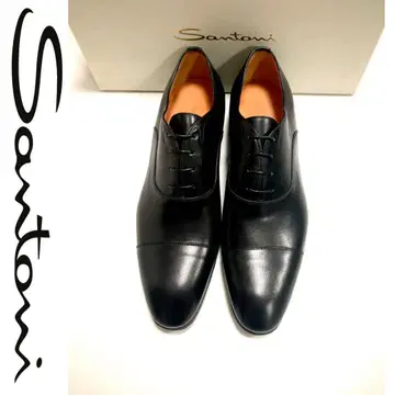 새상품 SANTONI 산토니 고급 16.8만 엔 파티나 비즈니스 슈즈