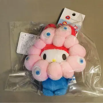 오사카 엑스포 먁먁 코스프레 봉제 인형 카라비너 키링 마이멜로디 산리오
