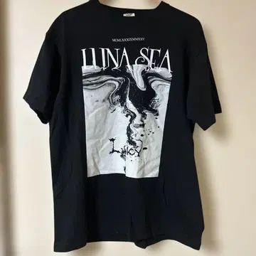 LUNA SEA 블랙 티셔츠 XL 밴드 티셔츠
