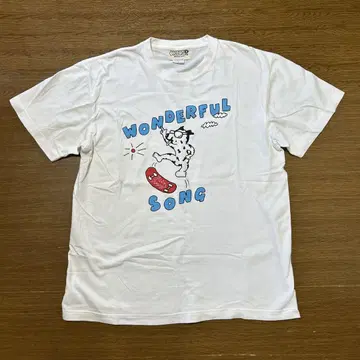pizzy sunfist 라이브 티셔츠 화이트 2020
