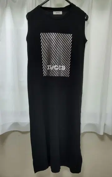 zucca 주카 블랙 슬리브리스 롱 원피스 M 사이즈