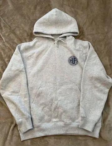 HUF 그레이 후드티