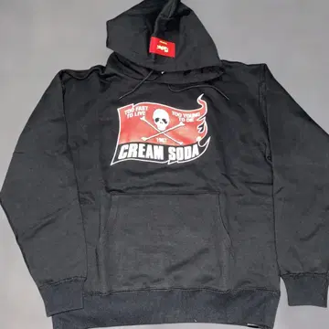 CREAM SODA 후드티 블랙 XL