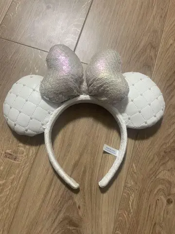 화이트 미키 헤어밴드