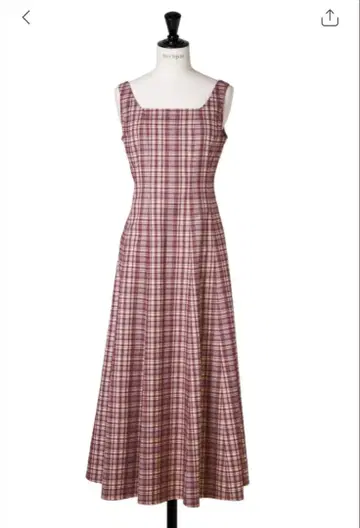 herlipto Paddington Long Dress cherry