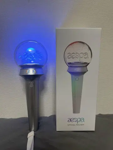 aespa 응원봉 작동 확인 완료