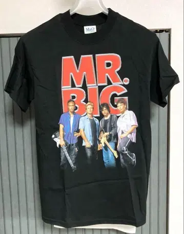[미사용 데드스탁] MR. BIG 투어 티셔츠 2002년 S 사이즈