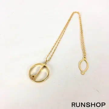 dunhill 던힐 목걸이 골드 로고 모티브 남성용 액세서리