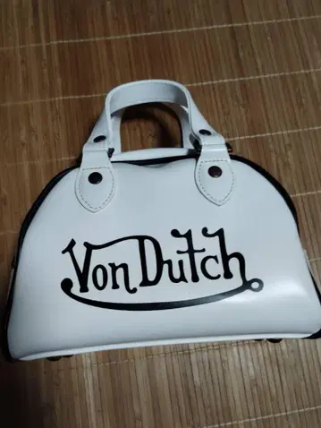 레어!! VonDutch 본다치 보스턴 백 화이트 핸드백