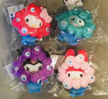 오사카 엑스포 먝먝 코스프레 봉제 인형 카라비너 키링 산리오