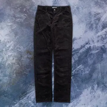 슬림 핏 팬츠 코듀로이 다크 브라운 vintage 아카이브