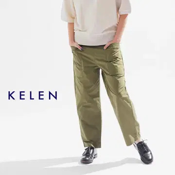 kelen 케렌 코튼 크로스 사이드 포켓 팬츠 DIFTON M